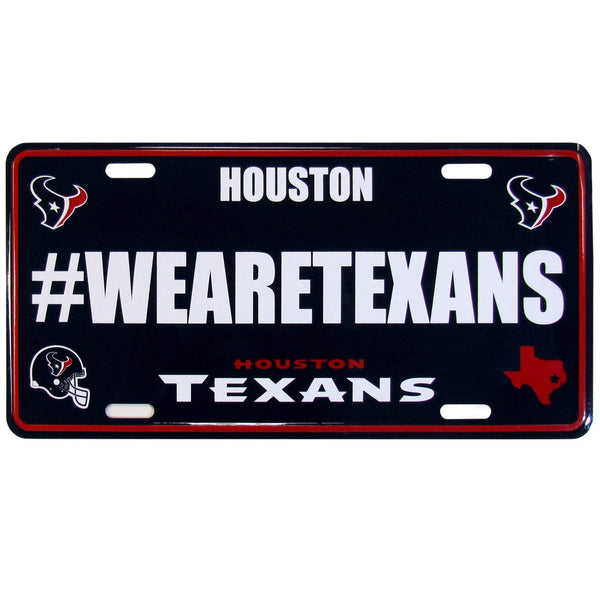 Sports Automotive Accessories NFL - Houston Texans Hashtag License Plate JM Sports-7
