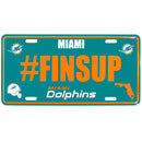 Sports Automotive Accessories NFL - Miami Dolphins Hashtag License Plate JM Sports-7