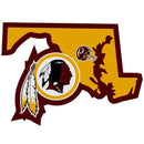 Sports Automotive Accessories NFL - Washington Redskins Home State Decal JM Sports-7