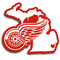 Sports Automotive Accessories NHL - Detroit Red Wings Home State Decal JM Sports-7