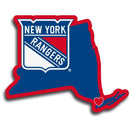 Sports Automotive Accessories NHL - New York Rangers Home State Decal JM Sports-7