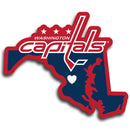 Sports Automotive Accessories NHL - Washington Capitals Home State Decal JM Sports-7