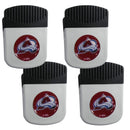 Sports Cool Stuff NHL - Colorado Avalanche Clip Magnet with Bottle Opener, 4 pack JM Sports-7