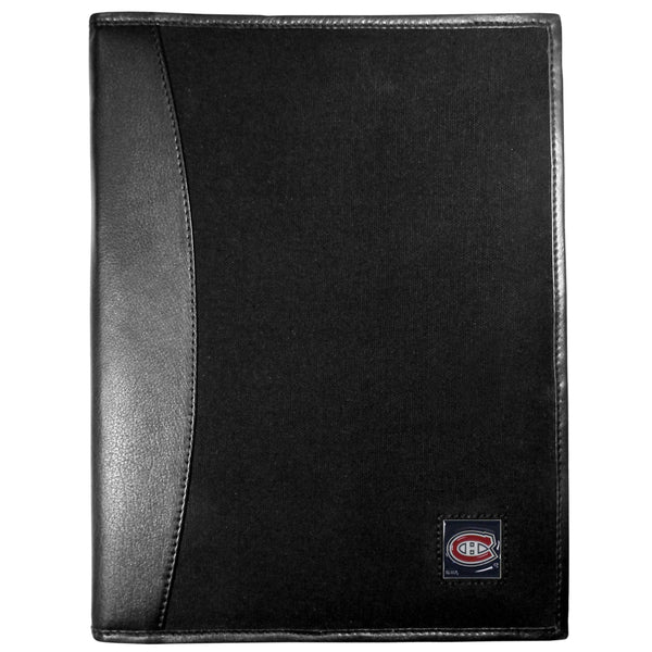 Sports Cool Stuff NHL - Montreal Canadiens Leather and Canvas Padfolio JM Sports-16