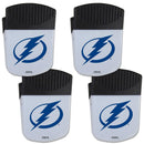 Sports Cool Stuff NHL - Tampa Bay Lightning Chip Clip Magnet with Bottle Opener, 4 pack JM Sports-7