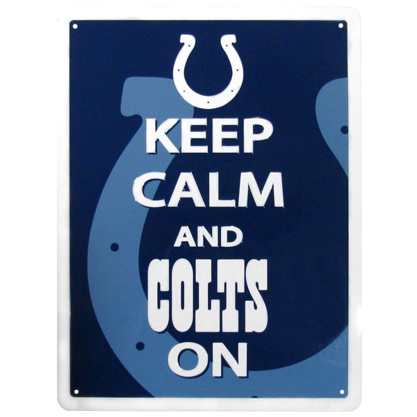 Sports Home & Office Accessories NFL - Indianapolis Colts Keep Calm Sign JM Sports-11