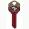 Sports Home & Office Accessories NFL - Kwikset NFL Key - San Francisco 49ers JM Sports-7