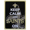 Sports Home & Office Accessories NFL - New Orleans Saints Keep Calm Sign JM Sports-11