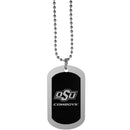 NCAA - Oklahoma St. Cowboys Chrome Tag Necklace