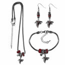 Sports Jewelry & Accessories NFL - Atlanta Falcons Euro Bead Jewelry 3 piece Set JM Sports-7
