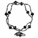 Sports Jewelry & Accessories NFL - Baltimore Ravens Crystal Bead Bracelet JM Sports-7
