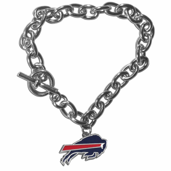 Sports Jewelry & Accessories NFL - Buffalo Bills Charm Chain Bracelet JM Sports-7