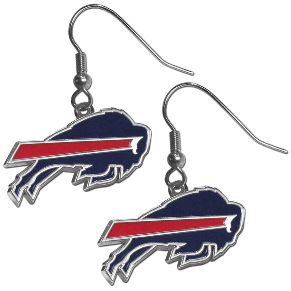Sports Jewelry & Accessories NFL - Buffalo Bills Chrome Dangle Earrings JM Sports-7