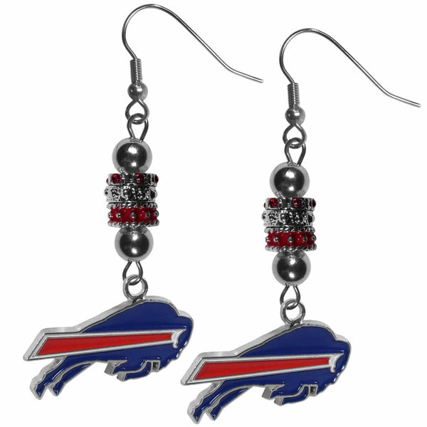 Sports Jewelry & Accessories NFL - Buffalo Bills Euro Bead Earrings JM Sports-7