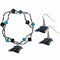 Sports Jewelry & Accessories NFL - Carolina Panthers Dangle Earrings and Crystal Bead Bracelet Set JM Sports-7