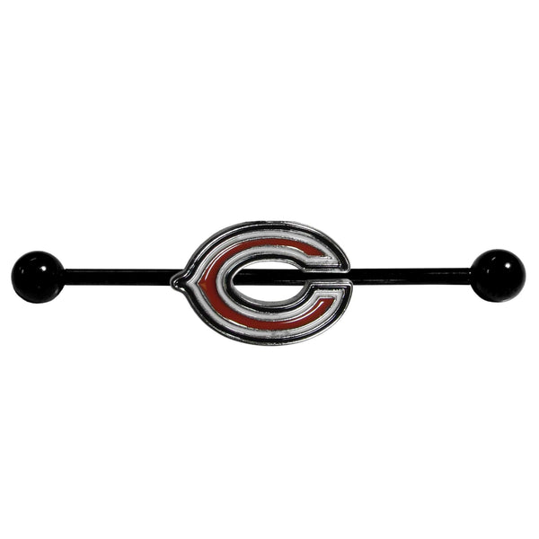 Sports Jewelry & Accessories NFL - Chicago Bears Industrial Slider Barbell JM Sports-7
