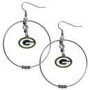 Sports Jewelry & Accessories NFL - Green Bay Packers 2 Inch Hoop Earrings JM Sports-7