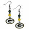 Sports Jewelry & Accessories NFL - Green Bay Packers Fan Bead Dangle Earrings JM Sports-7