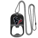Sports Jewelry & Accessories NFL - Houston Texans Bottle Opener Tag Necklace JM Sports-7