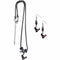Sports Jewelry & Accessories NFL - Houston Texans Euro Bead Earrings and Necklace Set JM Sports-7