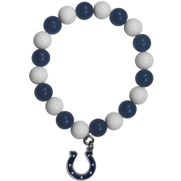 Sports Jewelry & Accessories NFL - Indianapolis Colts Fan Bead Bracelet JM Sports-7
