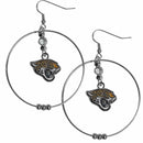 Sports Jewelry & Accessories NFL - Jacksonville Jaguars 2 Inch Hoop Earrings JM Sports-7