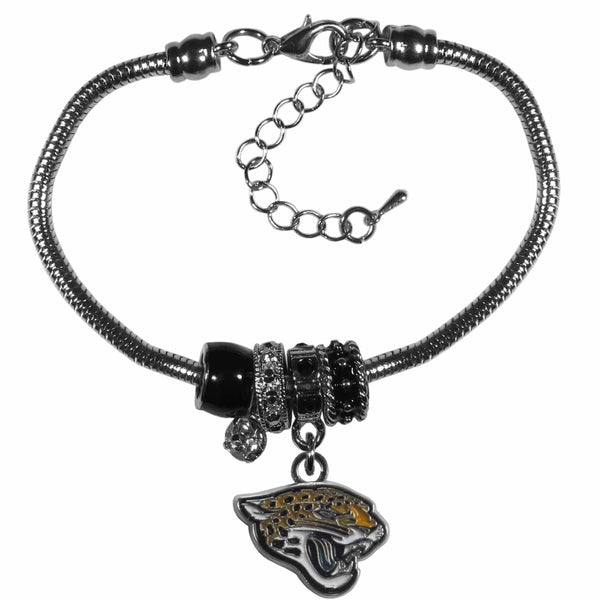 Sports Jewelry & Accessories NFL - Jacksonville Jaguars Euro Bead Bracelet JM Sports-7