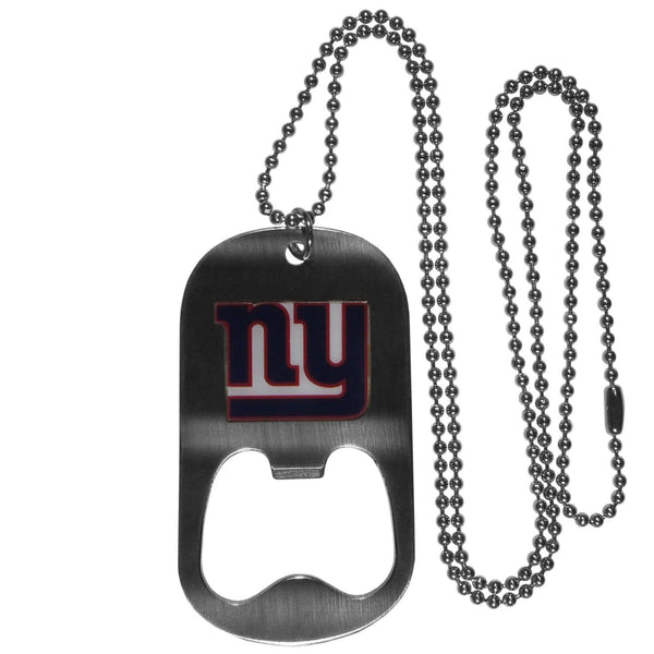 Sports Jewelry & Accessories NFL - New York Giants Bottle Opener Tag Necklace JM Sports-7