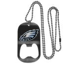 Sports Jewelry & Accessories NFL - Philadelphia Eagles Bottle Opener Tag Necklace JM Sports-7