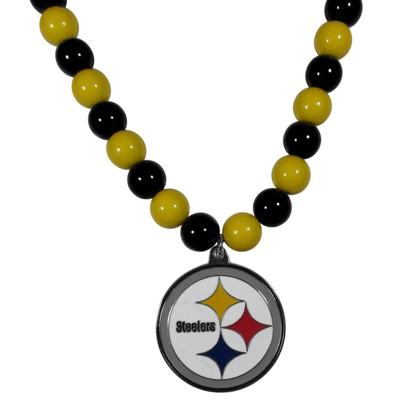 Sports Jewelry & Accessories NFL - Pittsburgh Steelers Fan Bead Necklace JM Sports-7