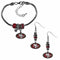Sports Jewelry & Accessories NFL - San Francisco 49ers Euro Bead Earrings and Bracelet Set JM Sports-7