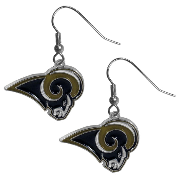 Sports Jewelry & Accessories NFL - St. Louis Rams Chrome Dangle Earrings JM Sports-7