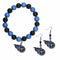 Sports Jewelry & Accessories NFL - Tennessee Titans Fan Bead Earrings and Bracelet Set JM Sports-7