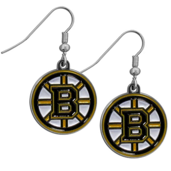 Sports Jewelry & Accessories NHL - Boston Bruins Chrome Dangle Earrings JM Sports-7