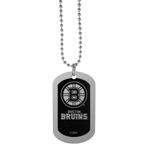Sports Jewelry & Accessories NHL - Boston Bruins Chrome Tag Necklace JM Sports-7