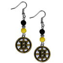 Sports Jewelry & Accessories NHL - Boston Bruins Fan Bead Dangle Earrings JM Sports-7