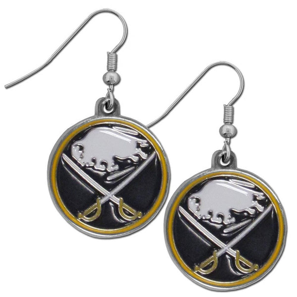 Sports Jewelry & Accessories NHL - Buffalo Sabres Chrome Dangle Earrings JM Sports-7