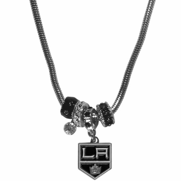 Sports Jewelry & Accessories NHL - Los Angeles Kings Euro Bead Necklace JM Sports-7