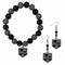 Sports Jewelry & Accessories NHL - Los Angeles Kings Fan Bead Earrings and Bracelet Set JM Sports-7