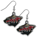 Sports Jewelry & Accessories NHL - Minnesota Wild Chrome Dangle Earrings JM Sports-7