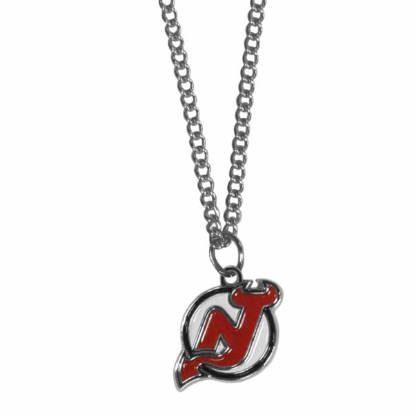 Sports Jewelry & Accessories NHL - New Jersey Devils Chain Necklace with Small Charm JM Sports-7