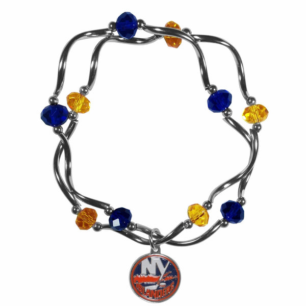 Sports Jewelry & Accessories NHL - New York Islanders Crystal Bead Bracelet JM Sports-7