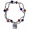 NHL - New York Rangers Crystal Bead Bracelet
