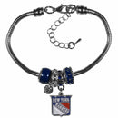 Sports Jewelry & Accessories NHL - New York Rangers Euro Bead Bracelet JM Sports-7
