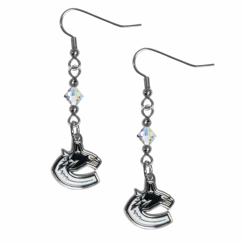 Sports Jewelry & Accessories NHL - Vancouver Canucks Crystal Dangle Earrings JM Sports-7