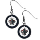 Sports Jewelry & Accessories NHL - Winnipeg Jets Chrome Dangle Earrings JM Sports-7