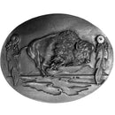 Sports Jewelry & Accessories Sports Accessories - Bison Antiqued Belt Buckle JM Sports-7