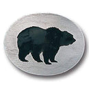 Sports Jewelry & Accessories Sports Accessories - Grizzly Silhouette Enameled Belt Buckle JM Sports-7