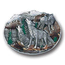 Sports Jewelry & Accessories Sports Accessories - Howling Wolves Enameled Belt Buckle JM Sports-7