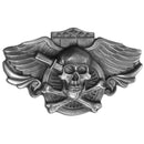 Sports Jewelry & Accessories Sports Accessories - Winged Skull Antiqued Belt Buckle JM Sports-7